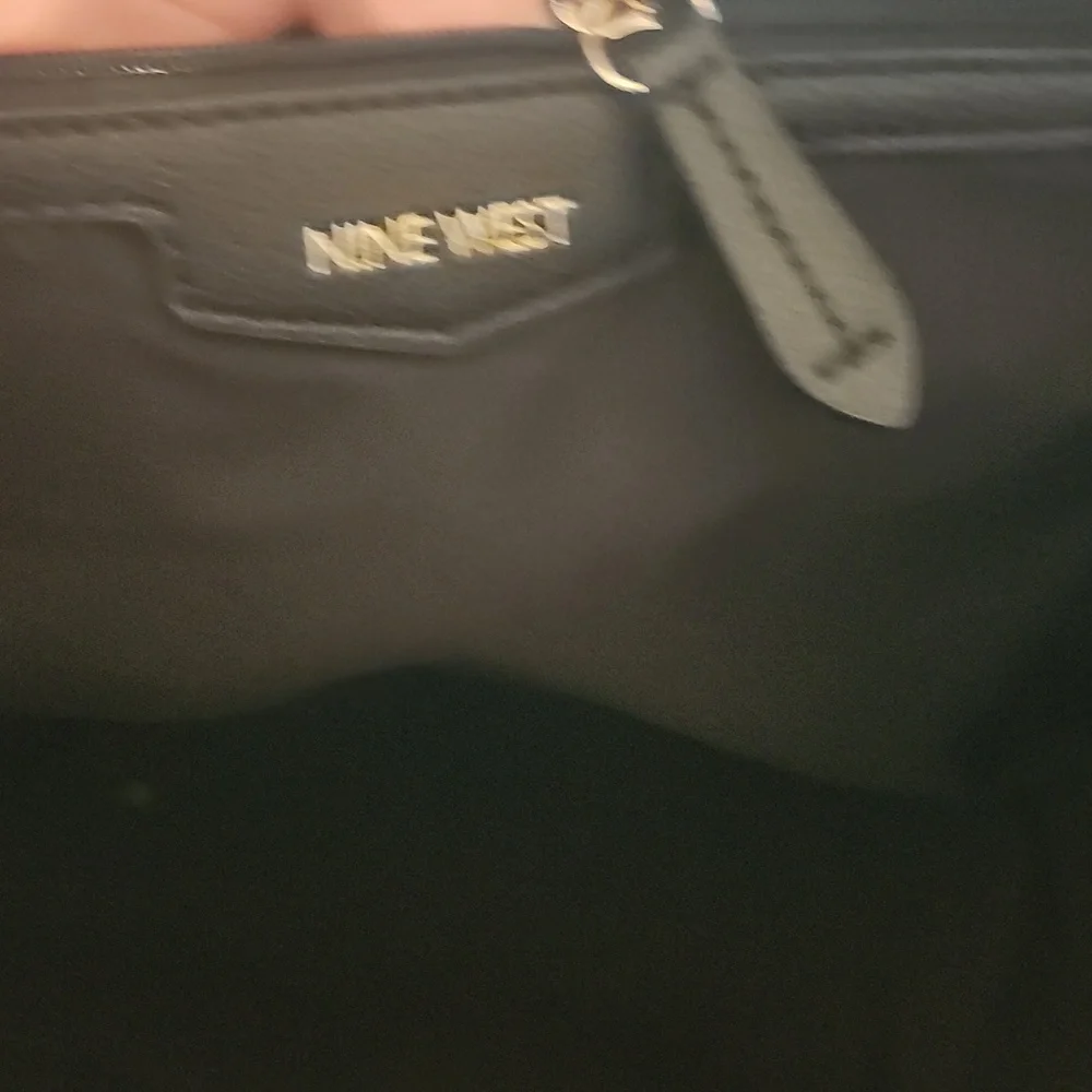 Nine West Elegant Black Tote Bag